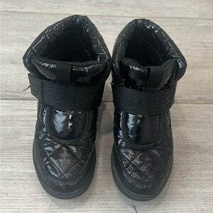 Guess Kids Black Quilted Boots